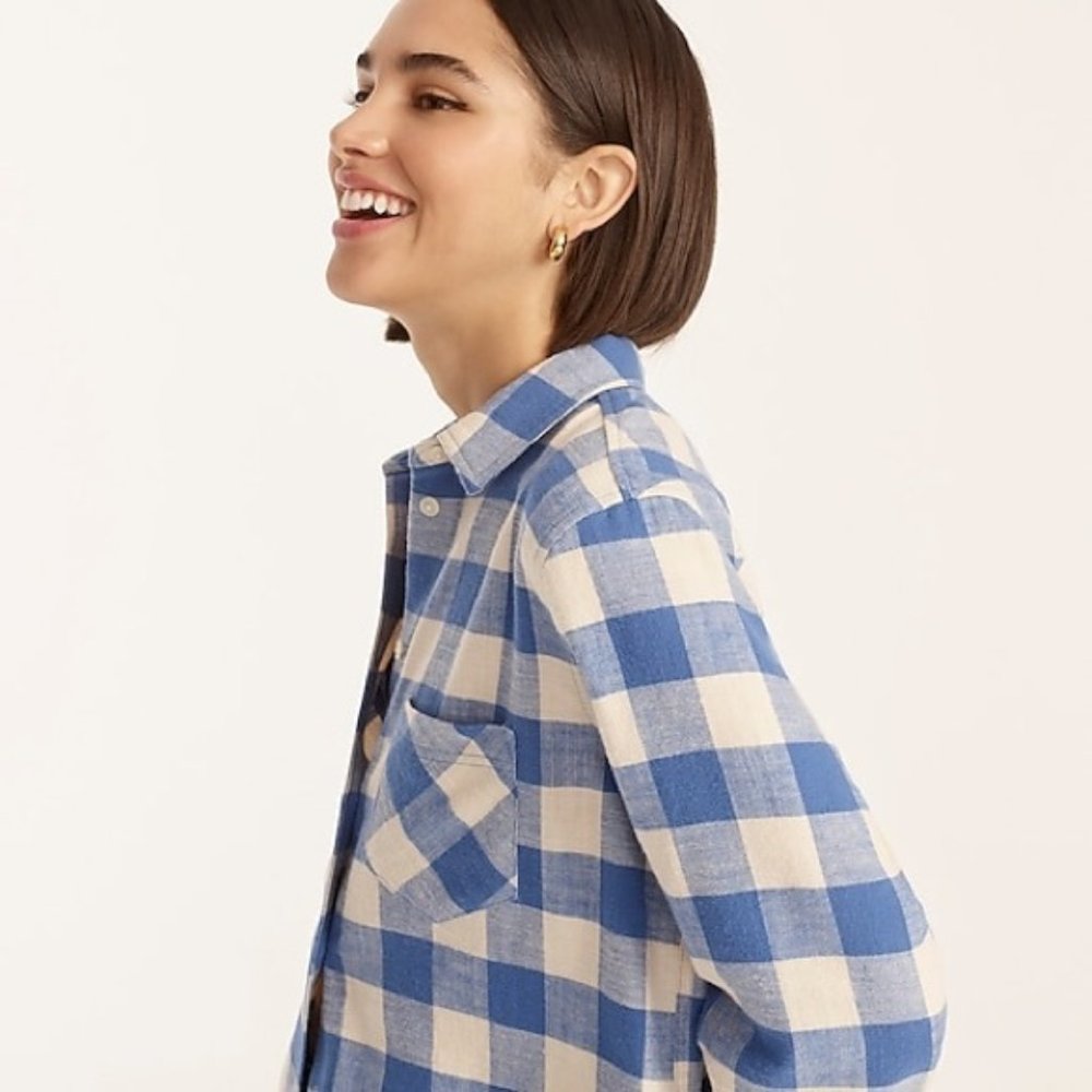 J. Crew Classic-fit shirt in buffalo check flannel